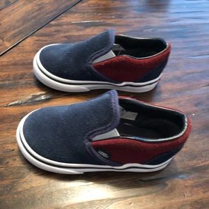Toddler suede slip on Vans size 6.5